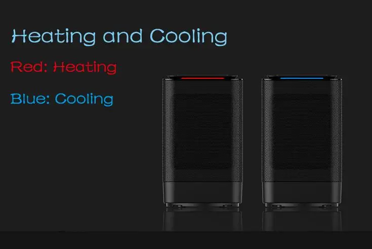 

PTC Ceramic Stereo Space Mini Electric Heaters 220V 950W Warm Winter Underfloor Fan Heater Home And Office