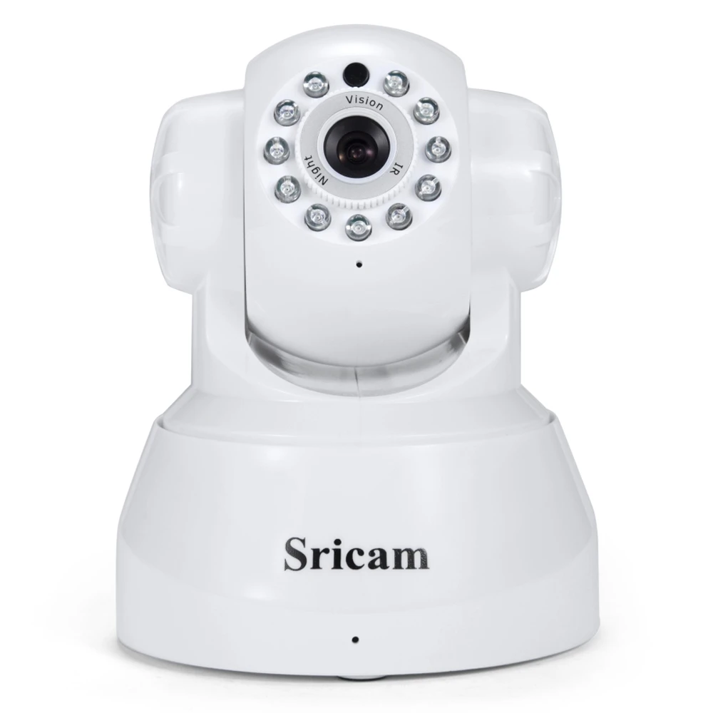 

Sricam SP012 720P H.264 Wifi 1.0 Megapixel Wireless ONVIF Security IP Camera TF Slot Two-way Voice