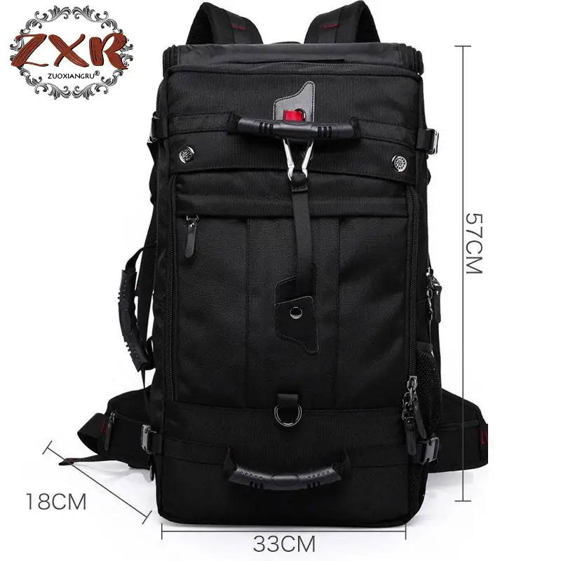 

Men Backpack Travel Bag Large Capacity Versatile Utility Mountaineering Multifunctional Waterproof Backpack Luggage Bag