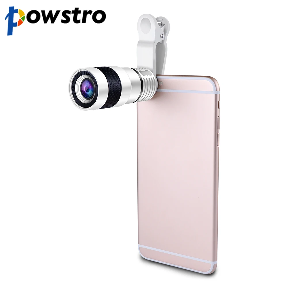 Powstro 8x Zoom Optical Phone Telescope Portable Mobile