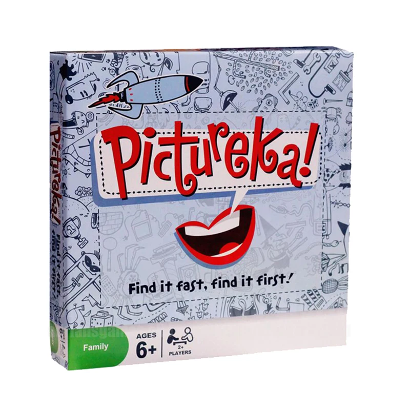 Настольная игра Pictureka настольная для глаз детская игрушка 105 карт Семейная Игра