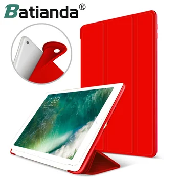 

For iPad Pro 10.5 Inch Air 3 2019 Silicone Cover Soft TPU back cover Trifold Stand Cover Ultra Slim Lightweight Smart Case