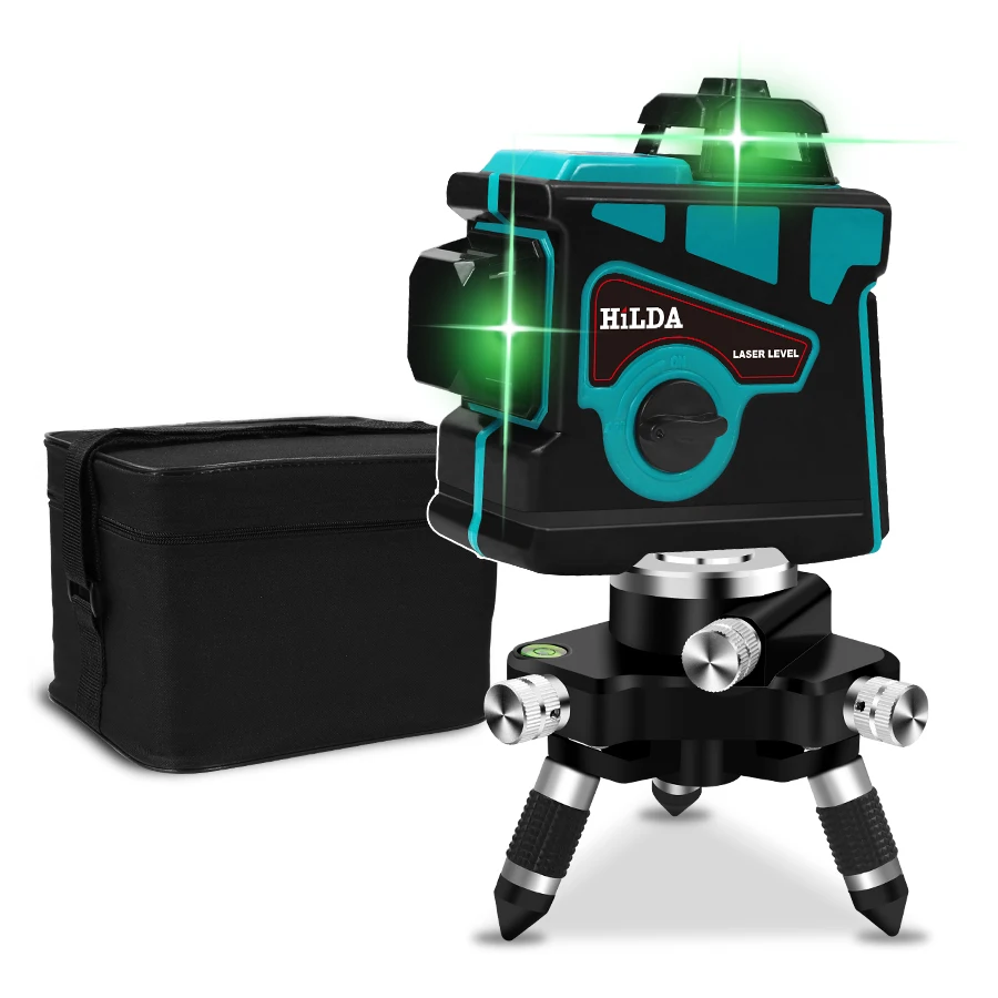 

12 Lines 3D Laser Level Self-Leveling 360 Horizontal And Vertical Cross Super Powerful Green Laser Beam Line