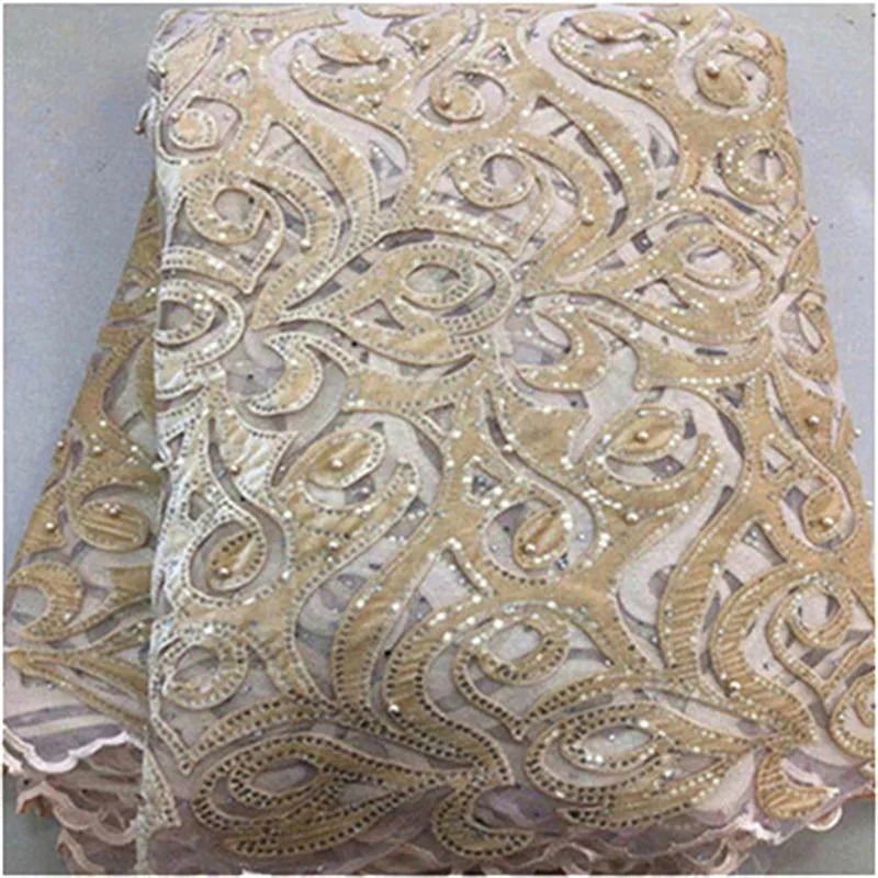 

Latest Onion French Nigerian Lace Fabrics Sequins beads stones African French Velvet Tulle Lace African Lace Fabric Wedding