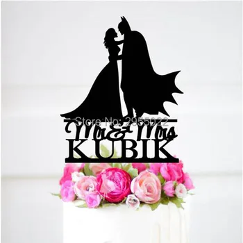 

Personalized Wedding Cake Topper, Hero Wedding Cake Topper,Custom Cake Topper,Mr And Mrs Cake Topper,