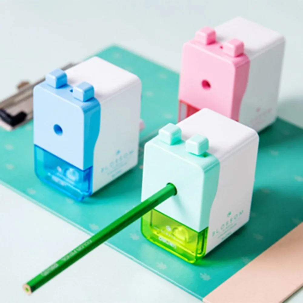 Deli 0744 Lovable Pencil Sharpener Unique Cute Metal Blade With