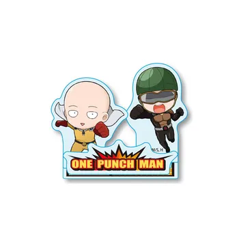 

Anime One Punch Man Display Stand Figure Model Plate Holder Japanese Cartoon Figure Saitama Acrylic Collection Gift Jewelry
