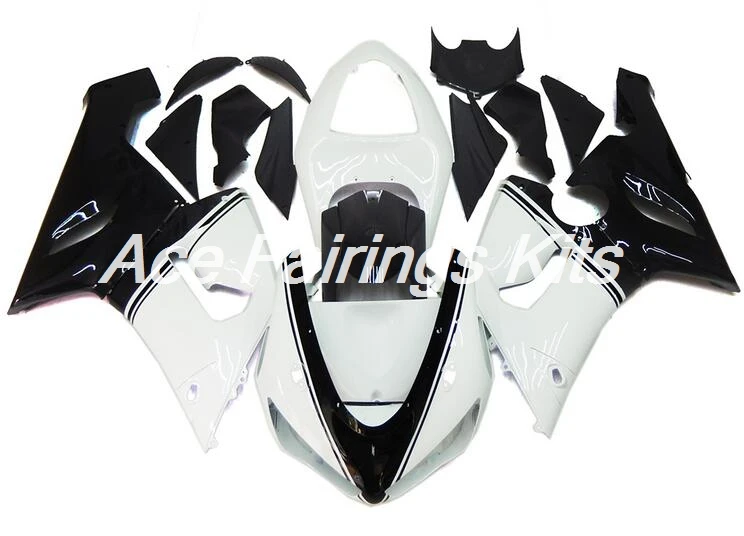 

New Abs motorcycle Fairings Kit Fit for kawasaki Ninja ZX6R 636 2005 2006 05 06 6R ZX-6R Bodywork set black white UK