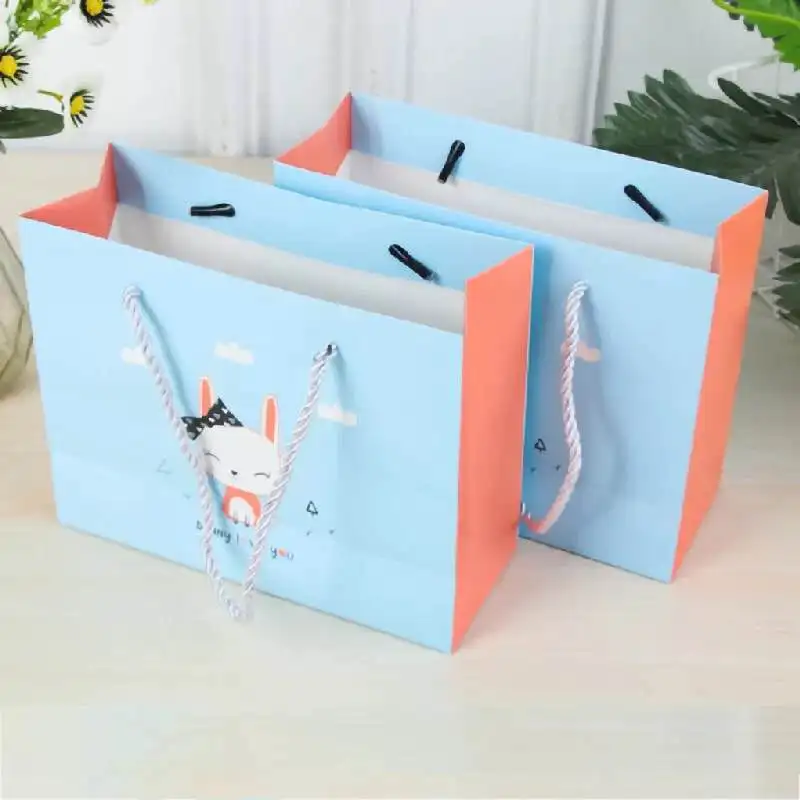 

Emerra Hot Selling Cartoon Cat Gift Bag Candy hand-held paper bag kids toys Clothing Packaging Wholesale Free Shipping