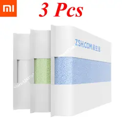 3 шт. оригинальный Xiao mi ZSH полотенце для лица Young Series mi хлопковое Впитывающее водное полотенце Высокое Качество Xiaomi полотенце с розничной
