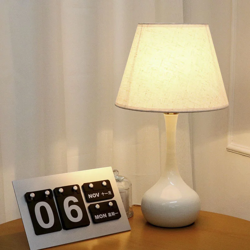 

Europe Bedroom Bedside Lamp European-style Table Lamp Living Room Led Table Lights Study home Deco desk Lamp