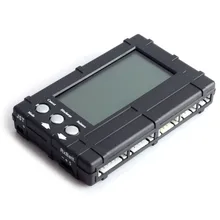 AKASO RC 2 s-6s липо литий-fe Батареи Баланс Напряжения Жк Метр Тестер и Разряда 3 in1 черный