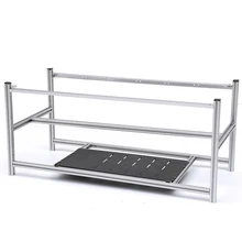 New 8x GPU Stackable Crypto Coin Aluminum Open Air Frame Mining Miner Rig Case High Quality computer case towers for BTC