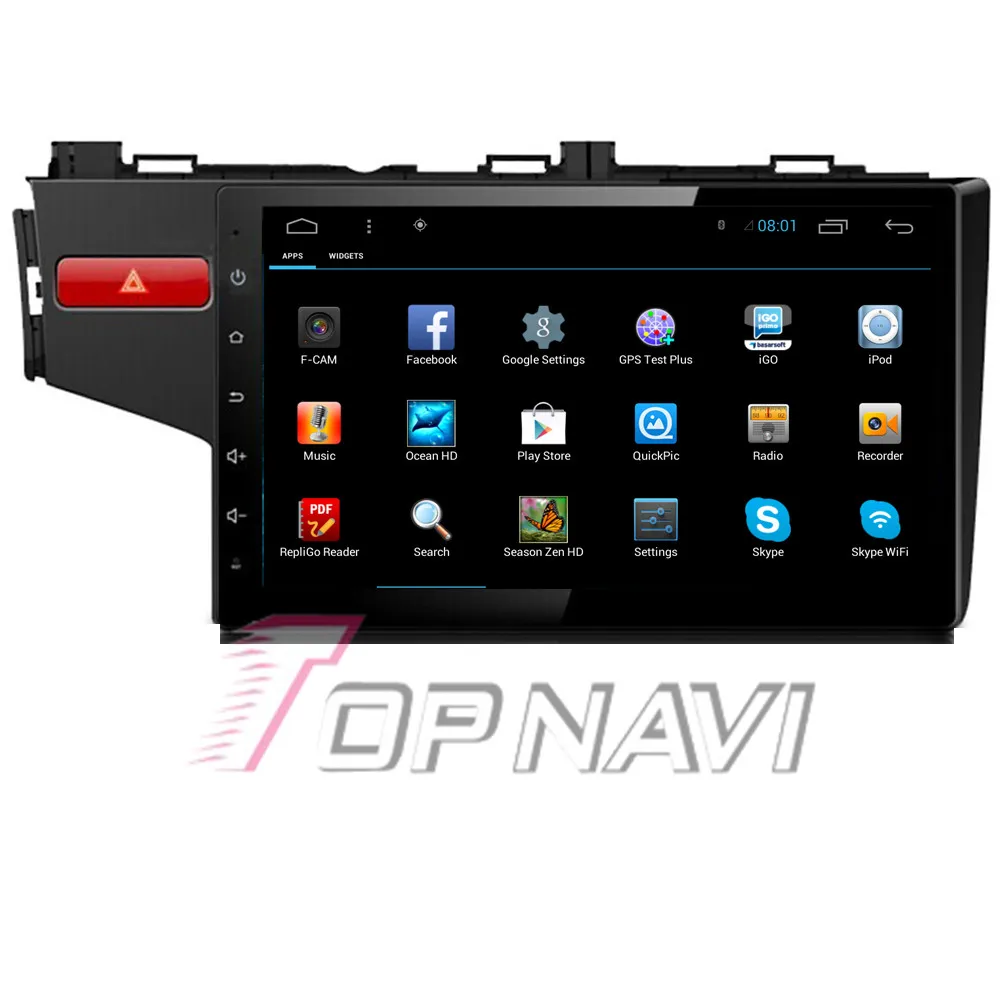 Best Topnavi 10.2" Quad Core Android 6.0 Car GPS Navigation for Fit for Honda Autoradio Multimedia Audio Stereo,NO DVD In Dash 3