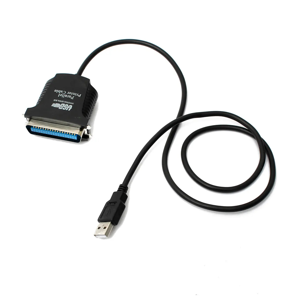 Лидер продаж 80 см USB к параллельному IEEE 1284 36 Pin 12 Мбит/с сканер адаптер кабеля принтера конвертер Черный для компьютера подключения принтера
