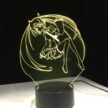 

Anime Sailor Moon Cartoon Beauty 3D LED lamp 7 Color Changing Night Light Cool Girls Bedroom Decoration Gift Drop Shipping