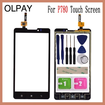 

OLPAY 5.0" Touch Glass Panel For Lenovo P780 P 780 Touch Screen Digitizer Glass Sensor Tools Free Adhesive+Wipes