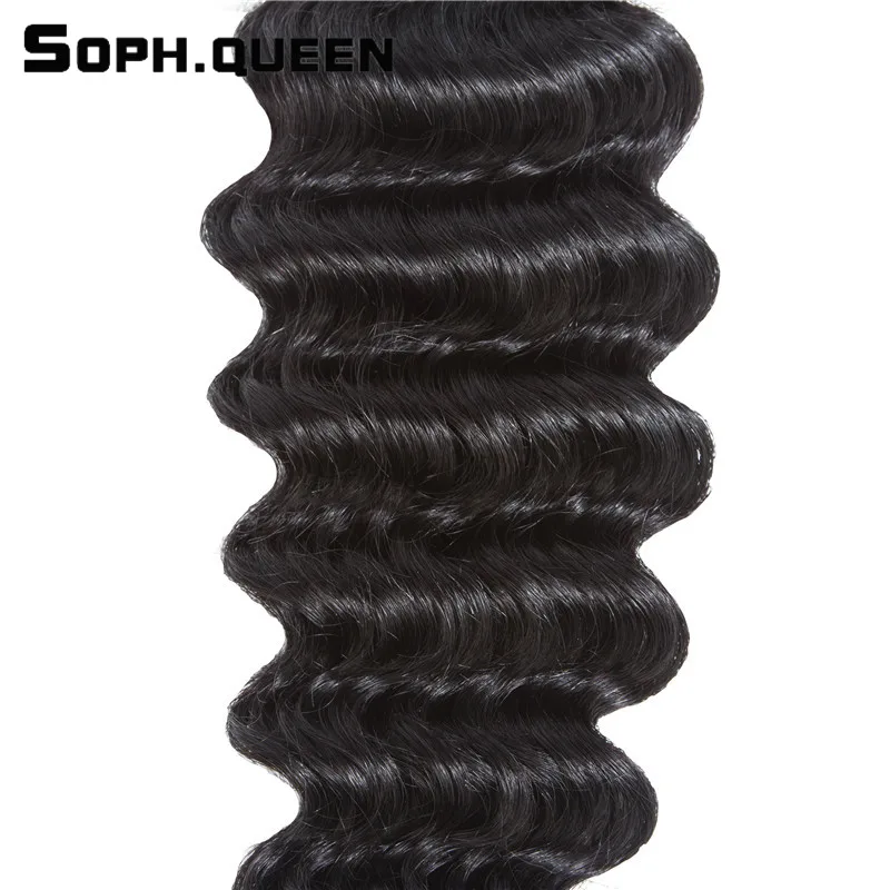 Soph Queen Peruvian Deep Wave Bundles 100% Human Hair Bundles 1/3/4 PCS Natural Color Remy Hair 8-26 Inch Hair Extensions Soph Queen Peruvian Deep Wave Bundles 100% Human Hair Bundles 1/3/4 PCS Natural Color Remy Hair 8-26 Inch Hair Extensions