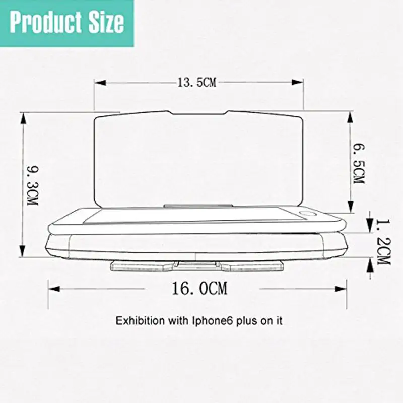 Универсальный мобильный gps навигационный кронштейн HUD Дисплей для смартфона