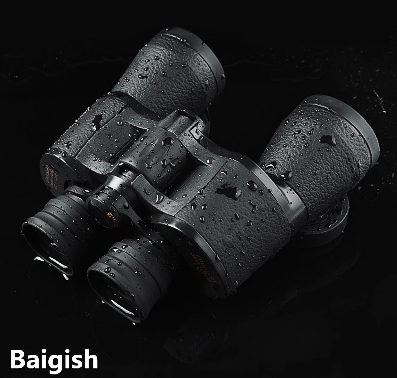 Baigish 20x50 Военный бинокль Hd мощный Spyglass Высокая четкость телескоп Bak4 призма Lll ночного видения для охоты кемпинга