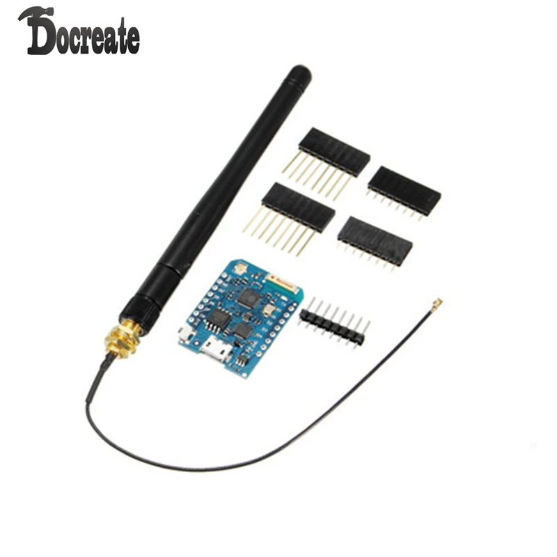 

D1 Mini Pro-16 Module + ESP8266 Series WiFi Wireless Antenna