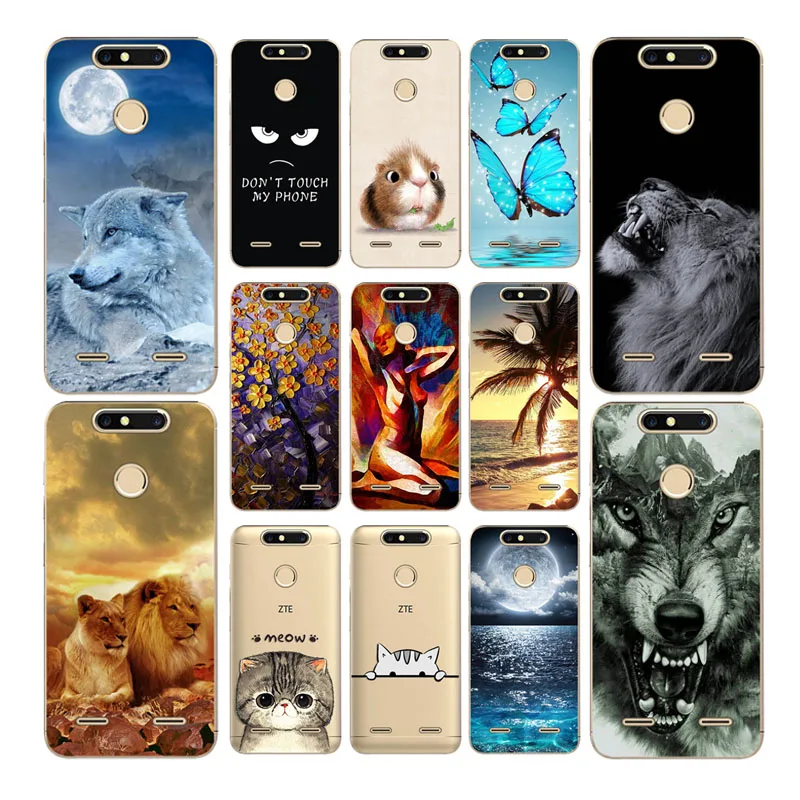 

Case For ZTE Blade V8 Mini Cover Funda Cool Pattern Printed zte v8 mini Soft Silicone TPU Cover For ZTE Blade V8 Mini Phone Case