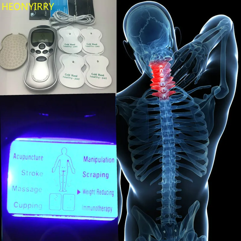 4 Electrode Health Care Tens Acupuncture Electric Therapy