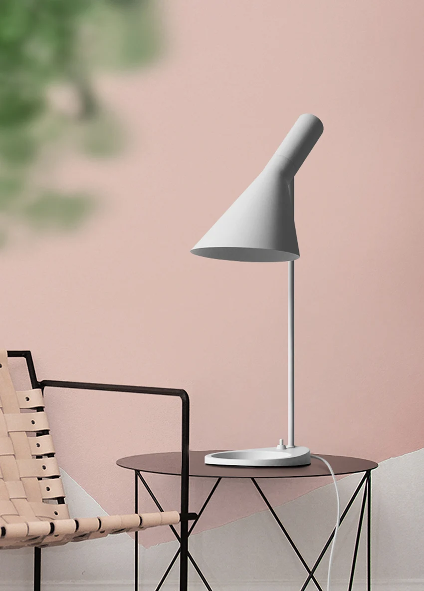 New Nordic Modern Black Led Table Lamps Bedroom Bedside Decoration Lighting Desk Lamp Cafe Aisle Hall Study Read Lights