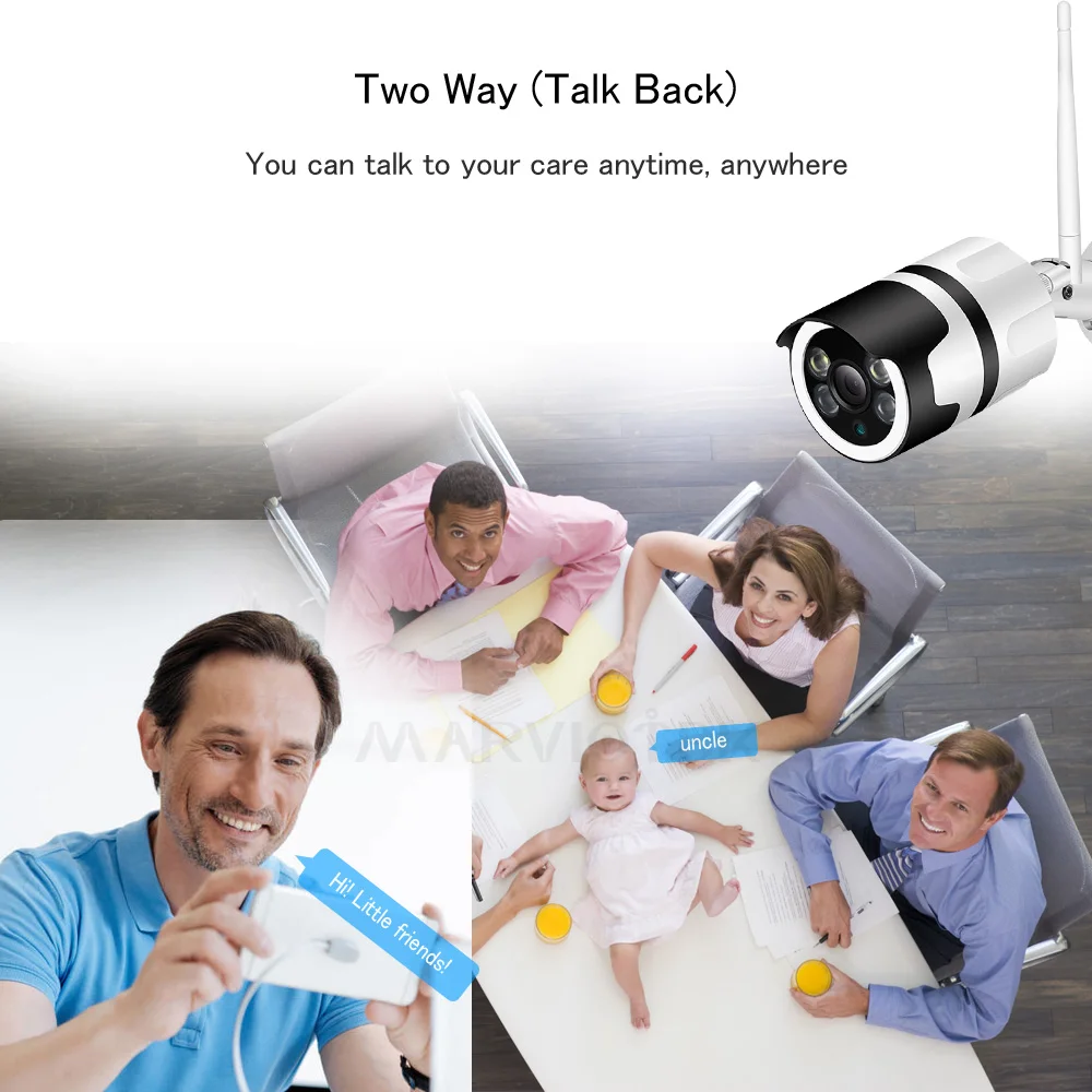  HD 1080P Wifi IP Camera Outdoor Weatherproof Night Vision Home Security Video Surveillance Camera W - 33034046973