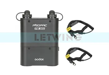 

Godox PB960 Flash Power Battery Pack Black 4500mAh +2*Power Cable MX For Metz Speedlite