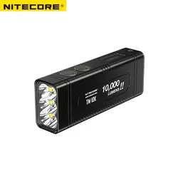 2018 NITECORE крошечный Монстр TM10K 10000 люмен 6 х CREE XHP35 HD светодио дный светодиодный перезаряжаемый Hight Light фонарик Встроенный 4800 мАч батарея