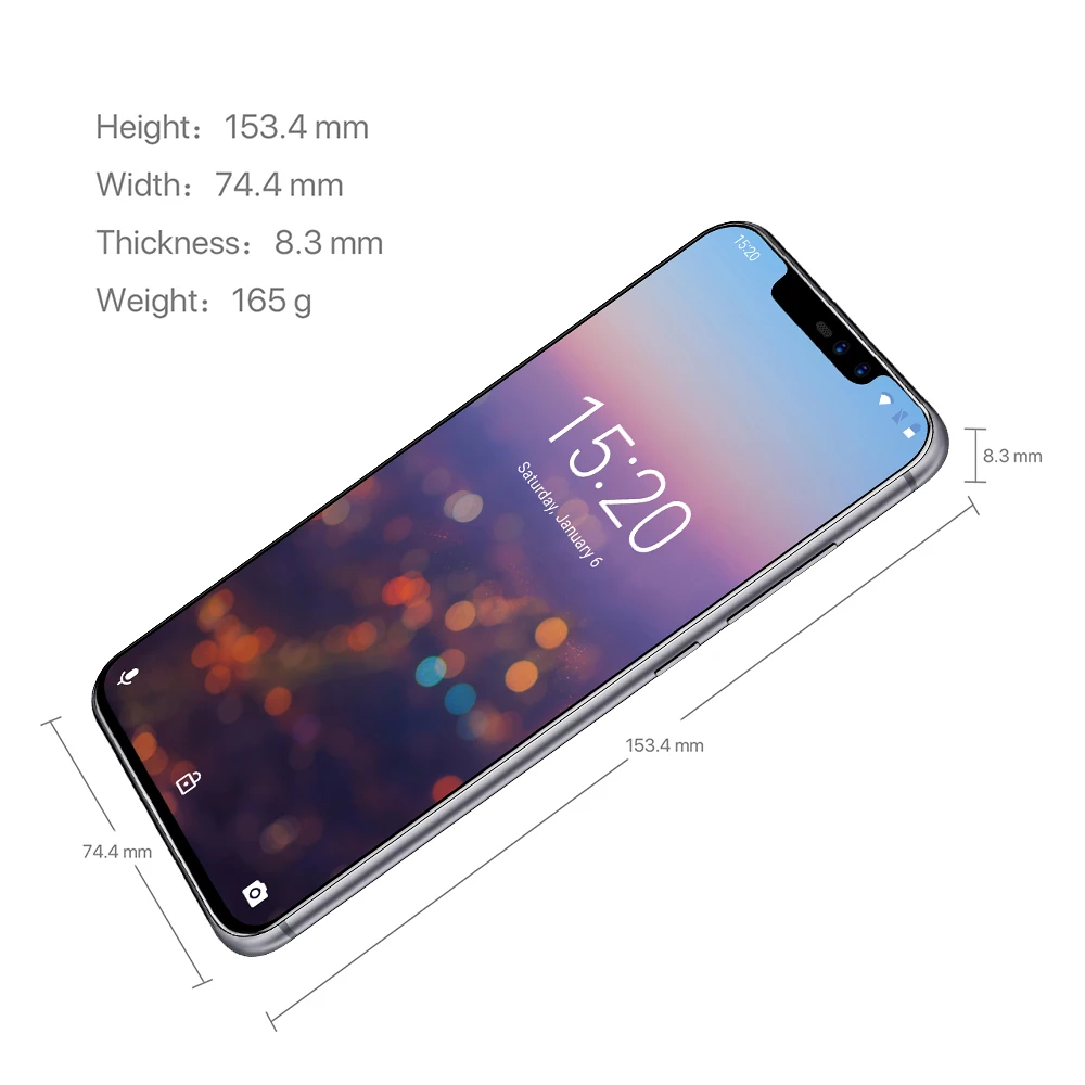 UMIDIGI Z2 специальное издание Helio P23 2,0 ГГц 19:9 6," FHD+ полный экран 4G+ 64 ГБ Android 8,1 телефон 18 Вт Быстрая зарядка разблокировка лица