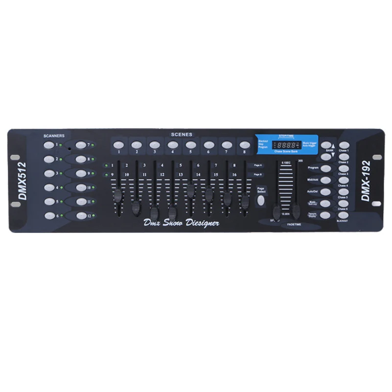 

Professional 192 DMX Controller For Stage Lighting 512 DMX Console Dj Disco Wedding Event Party Led Lighting Control Equipment