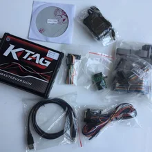 ktag v7.020 красный PCB без жетона лимит ЭБУ Программирование Ktag OBD2 менеджер Тюнинг Комплект для автомобиля/трактора