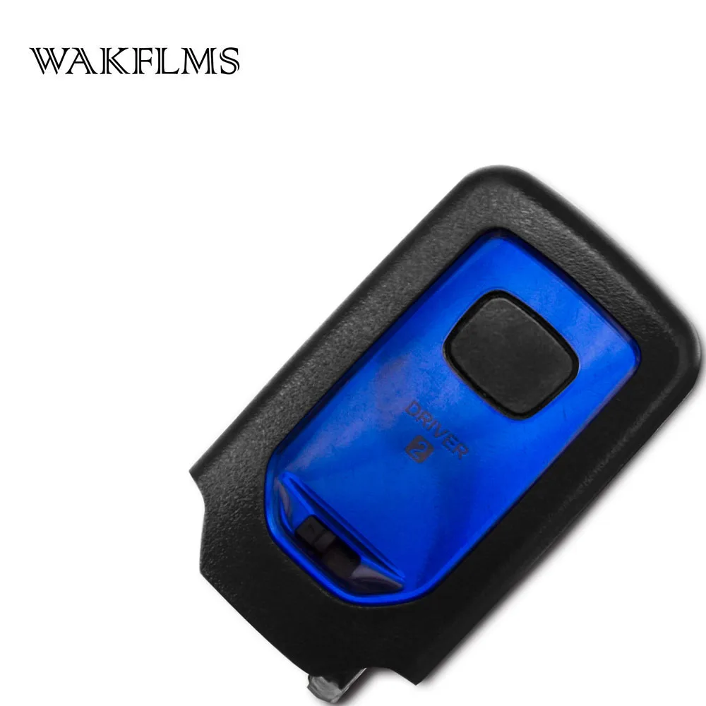 WAKFLMS 5 Buttons OEM Blue Back Smart Remote Automobile Car Key Automotive Keyless Go  Entry Replacement For HONDA KR5V2X-V44 (2)