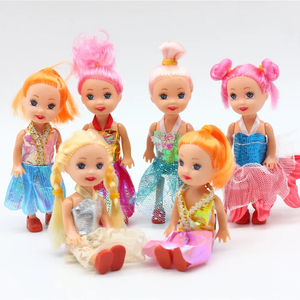 1 шт. 3,5 дюйма Популярные Модные Куклы Игрушки для девочек barbieDolls, супер милые маленькие куклы Келли для barbiedolls er004