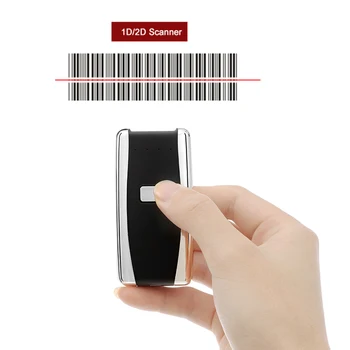 

Barcode Scanner Mini Wireless 1D CCD Barcode laser scanner Bluetooth Portable Pocket Shenzhen Barcode scanner for Inventory