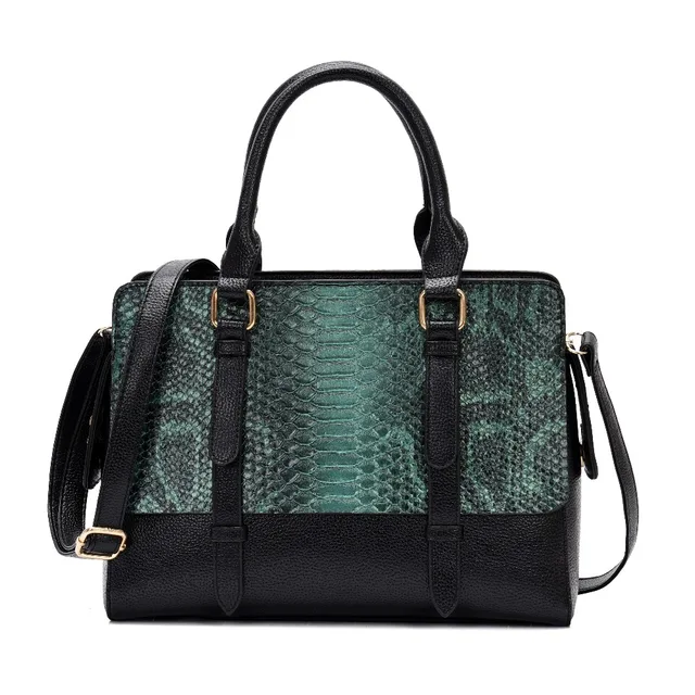 Snake PU Leather Handbag For Women 2019 Luxury Tote Bags Female Brand