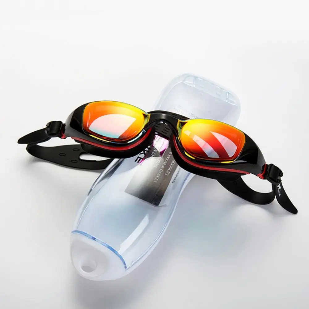 Профессиональные противотуманные УФ-защитные регулируемые плавательные очки для мужчин и женщин, водонепроницаемые силиконовые очки, очки для дайвинга, Новинка