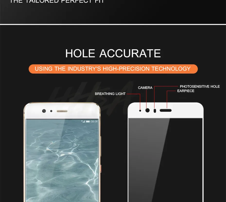 H& A 9H полное покрытие защитное закаленное стекло для huawei P10 lite P10 Plus Защитная пленка для экрана для huawei P10 Honor 9 Lite стекло