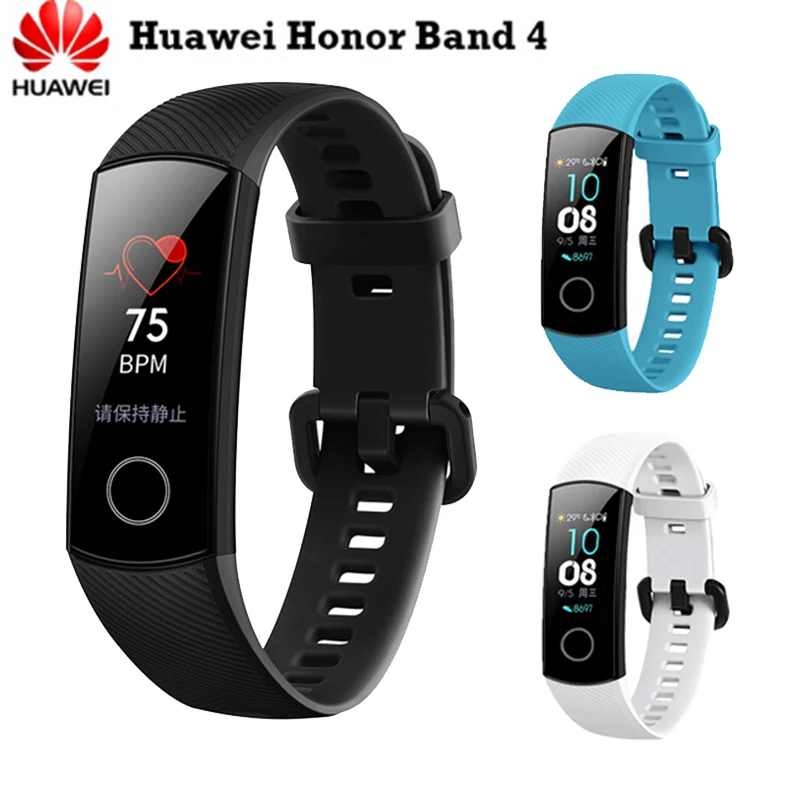 

Original Huawei Honor Band 5 Fitness Bracelet Oximeter Magic Color Screen Swim Posture Detect Heart Rate Sleep Snap Honor Band 4