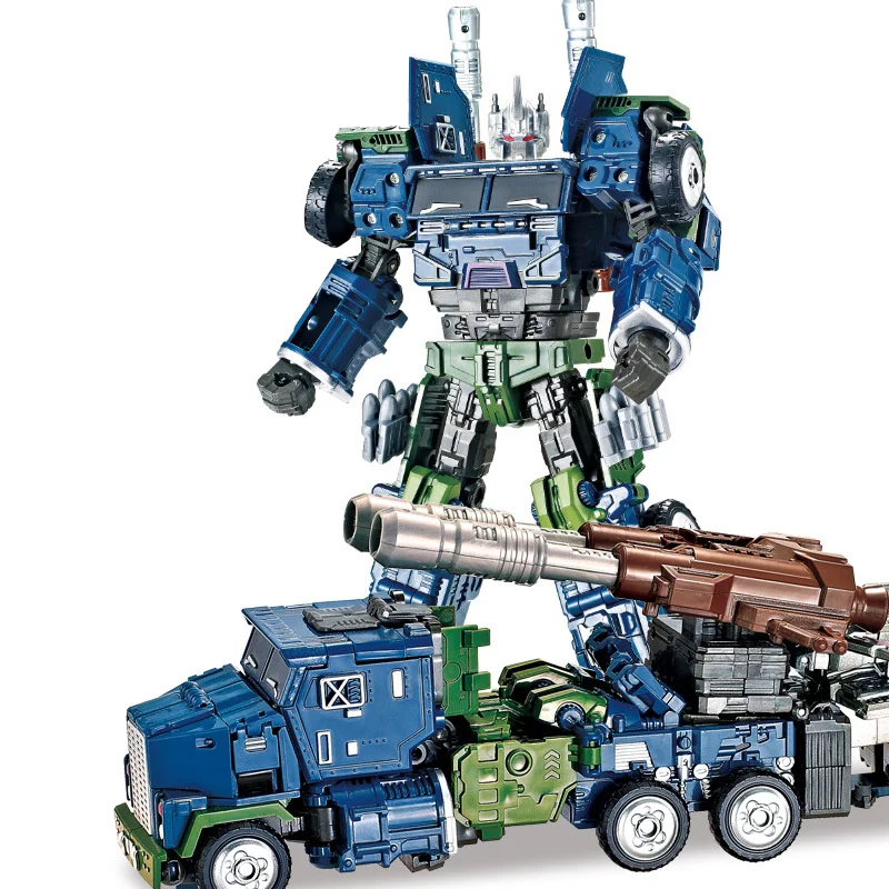 

5 in 1 Transformation Anime Series Action Figure Toys Tank Military Model Robot Car Truck Alloy Class kid adult combination toy