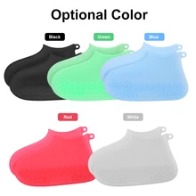 1 пара многоразовых водонепроницаемых резиновых чехлов для дождливой обуви; Нескользящие непромокаемые сапоги; складывающиеся сапоги; S/M/L