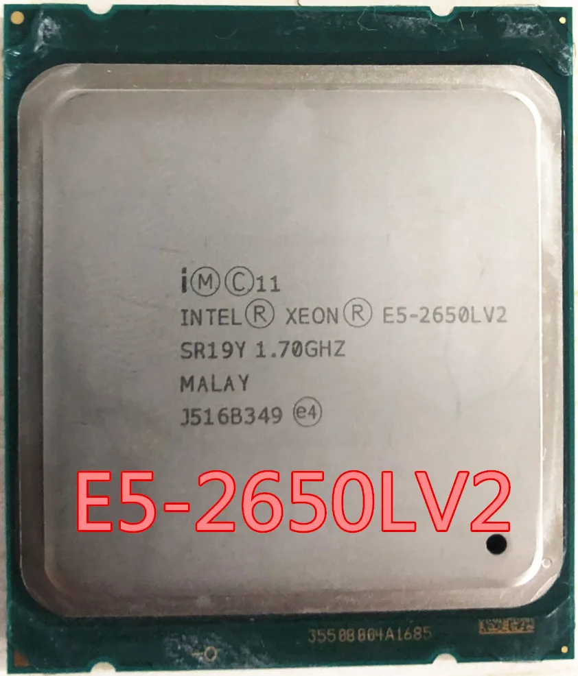 Intel Xeon E5-2650LV2 CPU SR19Y 1.70GHz 10-Core 25M LGA2011 E5 2650LV2 E5 2650L V2 processor free shipping E5-2650L V2