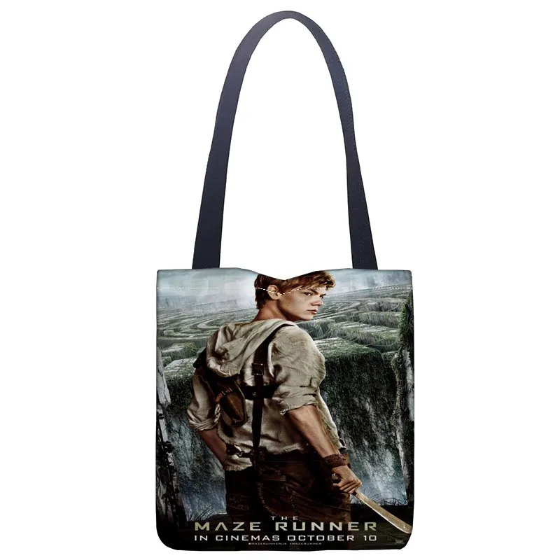

New Thomas Sangster printed canvas tote bag convenient shopping bag woman bag student bag Custom your image