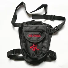 2017 NEW Quality New Double thick outdoor waterproof Nylon waist Bag Multi-functional pockets Men Black Drop motorcycle leg bag