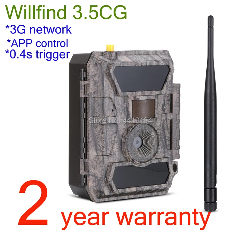 Willfine 3.5CG 3G Model Hunting Game Cameras with ISO Android APP 58pcs