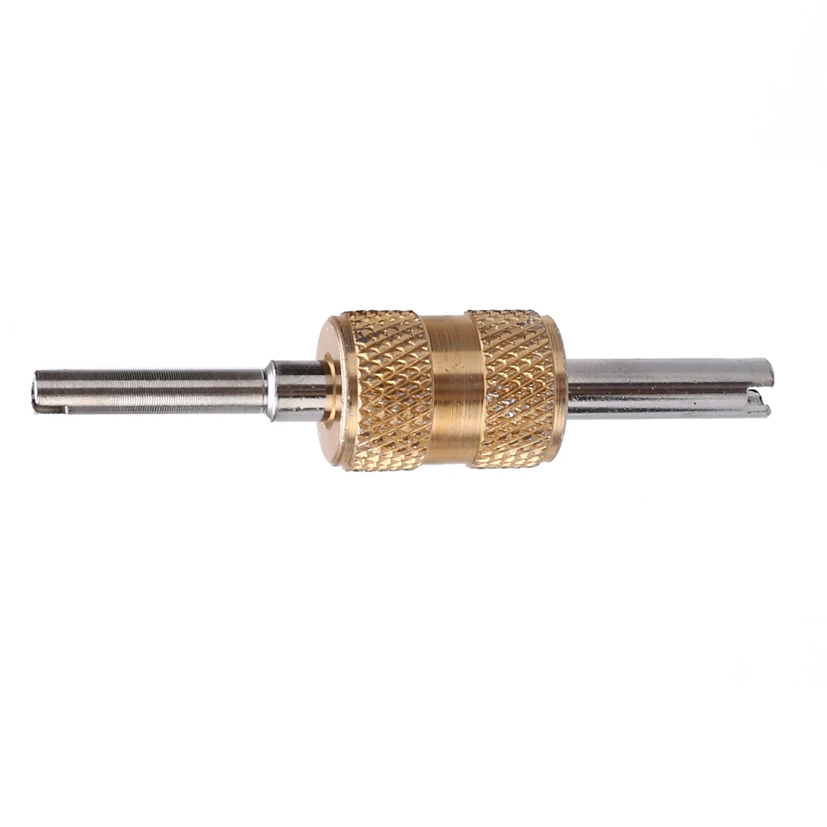 1set AC Fitting Port Adapter Retrofit R12 To Accept R134 High Low Double-Head Valve Core Side A/C Retrofits Fittings Tool