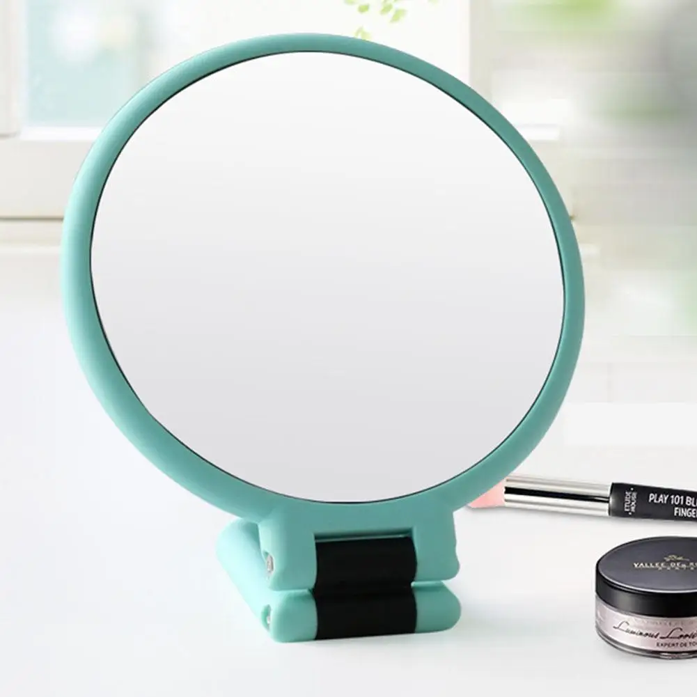 Портативное зеркало для макияжа Yfashion двухстороннее 10 раз ручной фиксации увеличительное зеркало Рождество День рождения Сладкие девушки 'Любимые Подарки