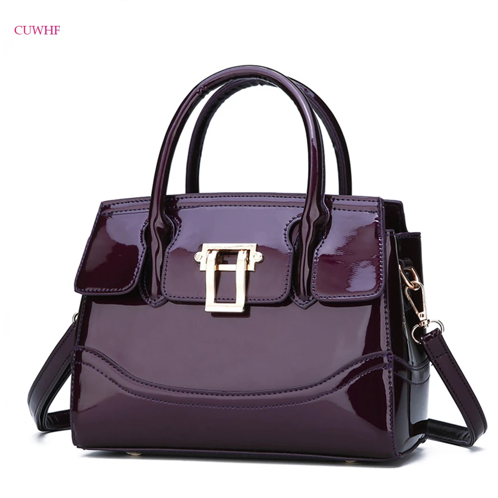 

Autumn and winter new patent leather Shoulder Bags Fashion wild Women Leather High Capacity Female Shoulder Bag Crossbody Bag